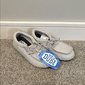 Kids Hey Dude Gray Casual Shoes